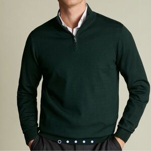 Charles Tyrwhitt 1/4 Zip Merino Sweater